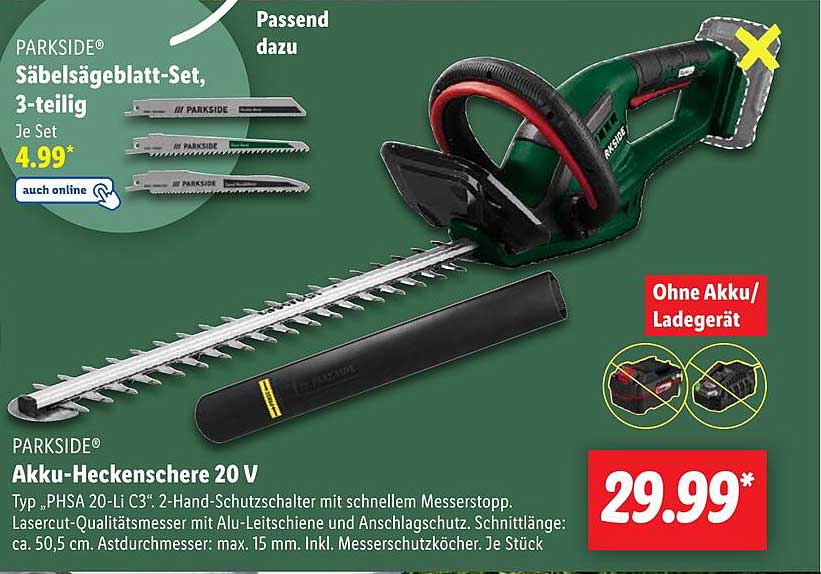 Lidl Akku Heckenschere