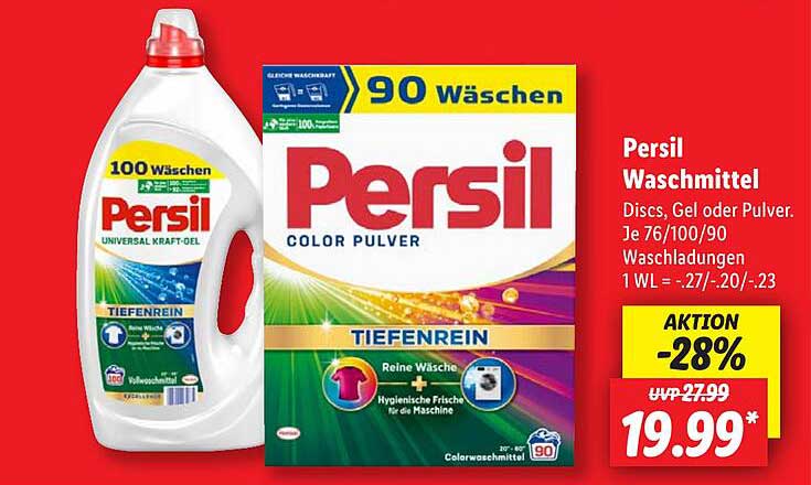 Verwunderlich Waschmittel Angebot Lidl Bild