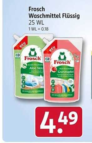 Frosch Waschmittel Flüssig 25 WL