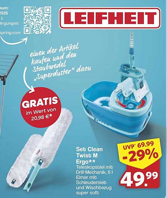 Set Clean Twist M Ergo**