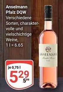 Anselmann Pfalz DQW - Charaktervolle Weine zum Sparpreis