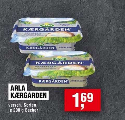 ARLA KÆRGÅRDEN – Verschiedene Sorten je 200 g Becher