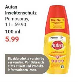 Autan Insektenschutz Pumpspray 100 ml