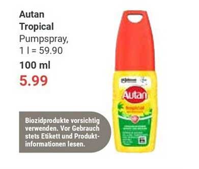 Autan Tropical Pumpspray 100 ml