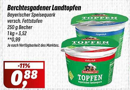 Berchtesgadener Landtopfen - Bayerischer Speisequark