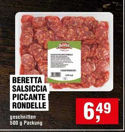 Beretta Salsiccia Piccante Rundelle 500 g