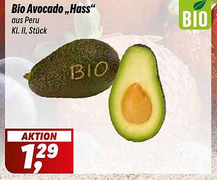 Bio Avocado „Hass“ aus Peru Kl. II, Stück