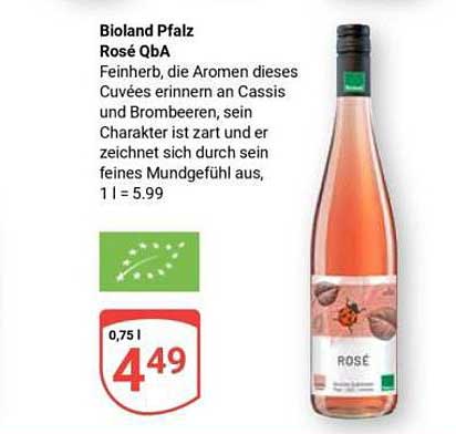 Bioland Pfalz Rosé QbA
