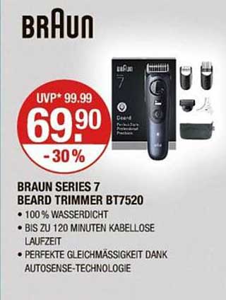 BRAUN SERIES 7 BEARD TRIMMER BT7520