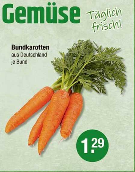 Bundkarotten aus Deutschland, je Bund