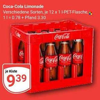 Coca-Cola Limonade 12 x 1 l-PET-Flasche