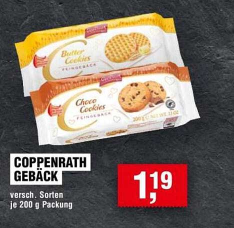 Coppenrath Gebäck - Butter Cookies und Choco Cookies, je 200 g Packung
