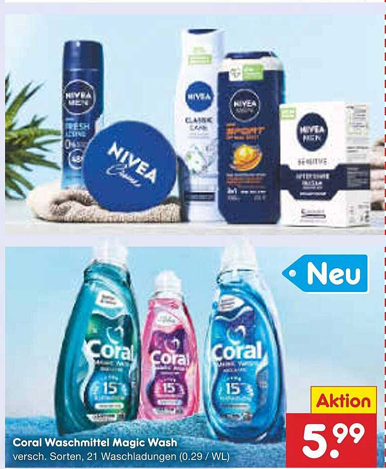 Coral Waschmittel Magic Wash - 5,99