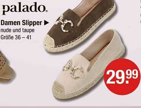 Damen Slipper in nude und taupe von palado