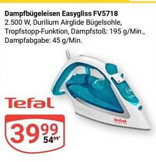 Dampfbügeleisen Easygliss FV5718