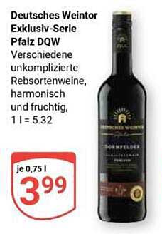Deutsches Weintor Exklusiv-Serie Pfalz DQW