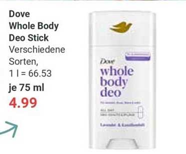 Dove Whole Body Deo Stick