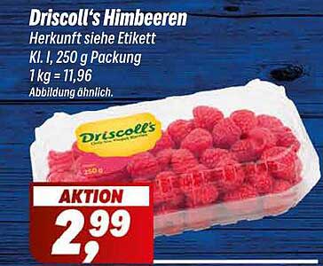 Driscoll's Himbeeren 250 g Packung