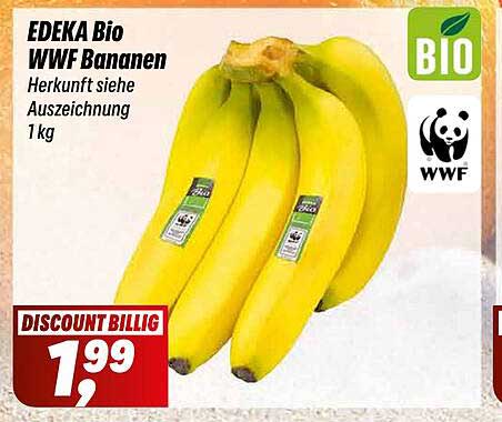 EDEKA Bio WWF Bananen 1 kg