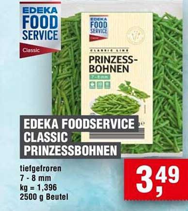 EDEKA FOODSERVICE CLASSIC PRINZESSBOHNEN