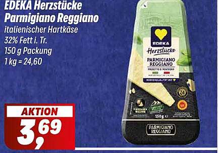 EDEKA Herzstücke Parmigiano Reggiano italienischer Hartkäse