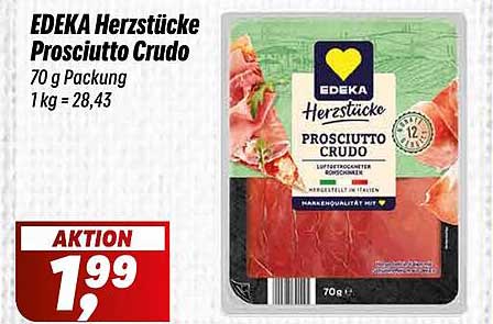 EDEKA Herzstücke Prosciutto Crudo 70 g