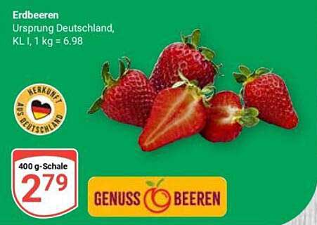 Erdbeeren 400 g - Ursprung Deutschland