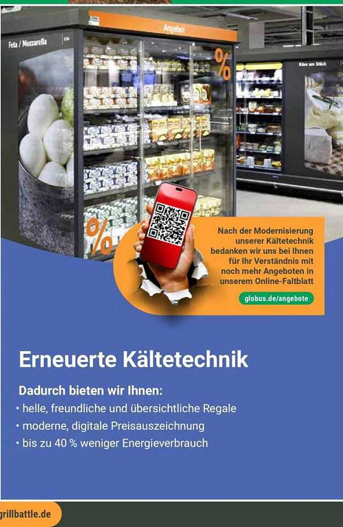 Erneuerte Kältetechnik bei Globus