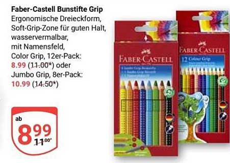 Faber-Castell Buntstifte Grip - 12er-Pack