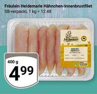 Fräulein Heidemarie Hähnchen-Innenbrustfilet 400 g