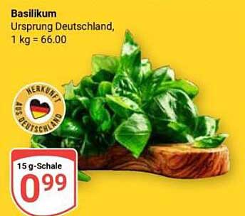 Frischer Basilikum aus Deutschland