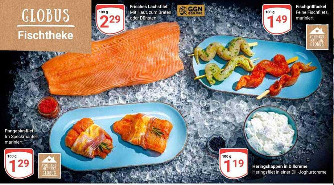 Frisches Lachsfilet 100 g für nur 2,29 €