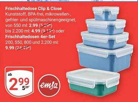 Frischhaltedose Clip & Close