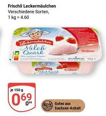 Frischli Leckermäulchen – Erdbeer Geschmack