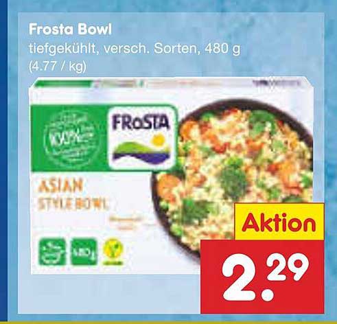 Frosta Bowl – tiefgekühlt, verschiedene Sorten, 480 g