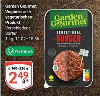 Garden Gourmet Veganes oder Vegetarisches Produkt - Sensational Burger