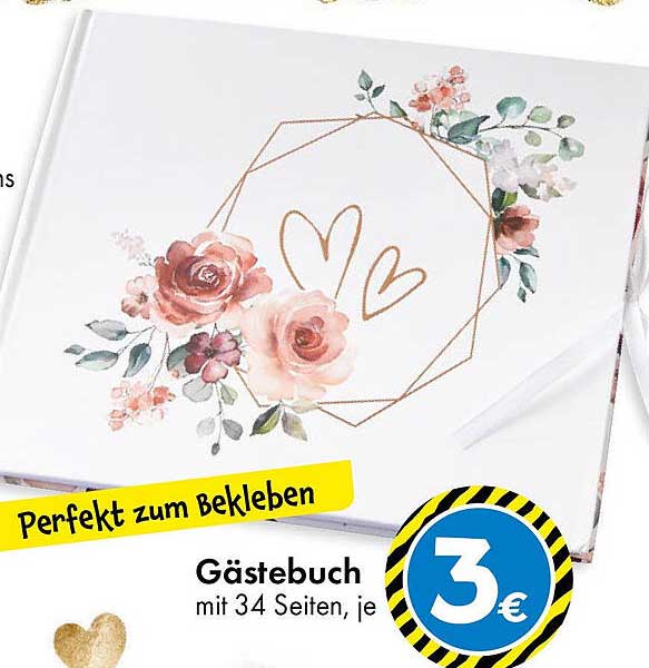 Gästebuch mit 34 Seiten