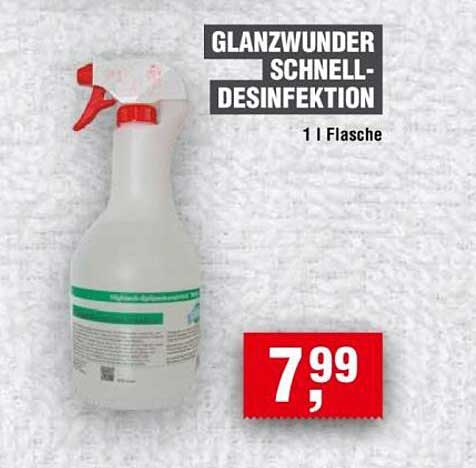 GLANZWUNDER SCHNELL-DESINFEKTION 1 L Flasche