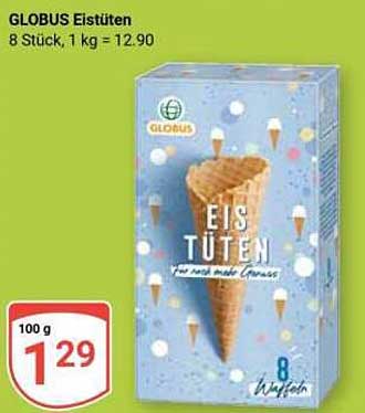 GLOBUS Eis-Tüten – 8 Stück