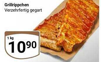 Grillrippchen - Verzehrfertig gegart