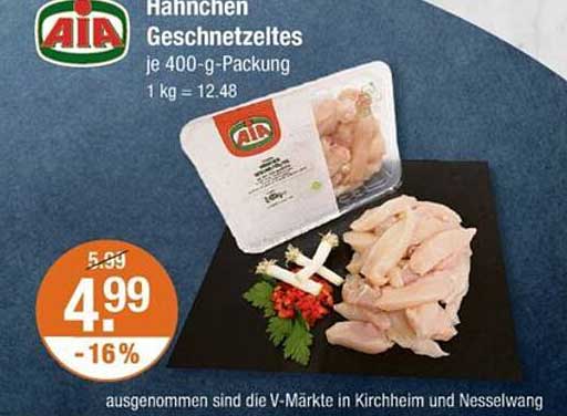 Hähnchen Geschnetzeltes 400-g-Packung