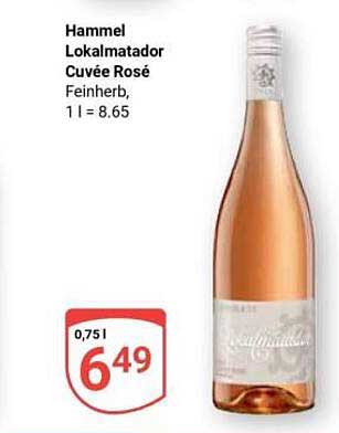Hammel Lokalmatador Cuvée Rosé 0,75 l – Feinherb