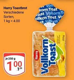 Harry Toastbrot - Verschiedene Sorten