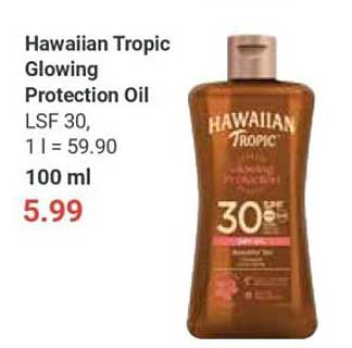 Hawaiian Tropic Glowing Protection Oil LSF 30