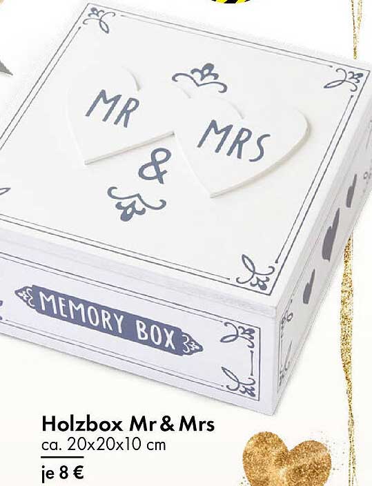 Holzbox Mr & Mrs