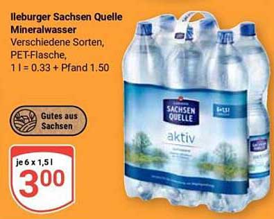 Ileburger Sachsen Quelle Mineralwasser