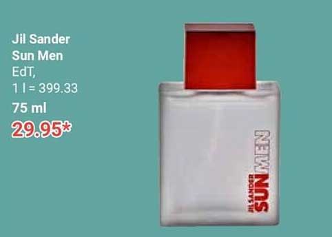 Jil Sander Sun Men EdT 75 ml
