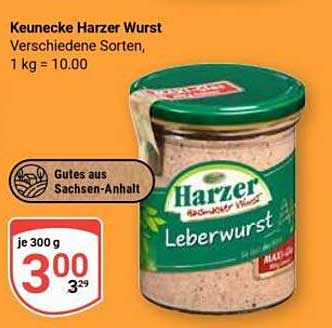 Keunecke Harzer Wurst, 300 g