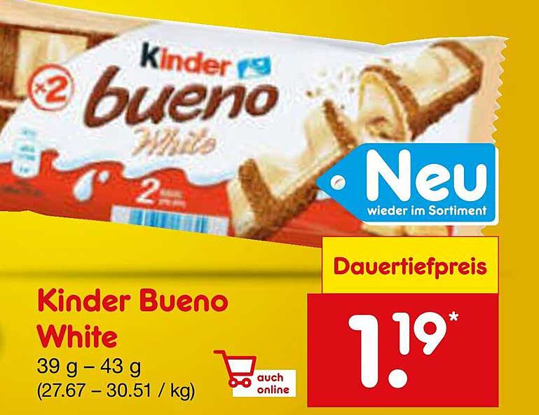 Kinder Bueno White
