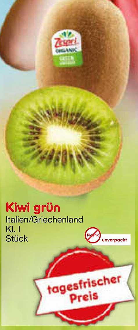 Kiwi grün, Italien/Griechenland, Kl. I, Stück